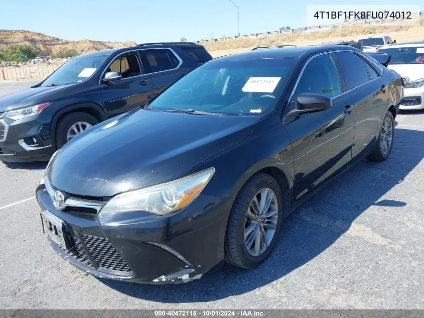 4T1BF1FK8FU074012 2015 Toyota Camry Se