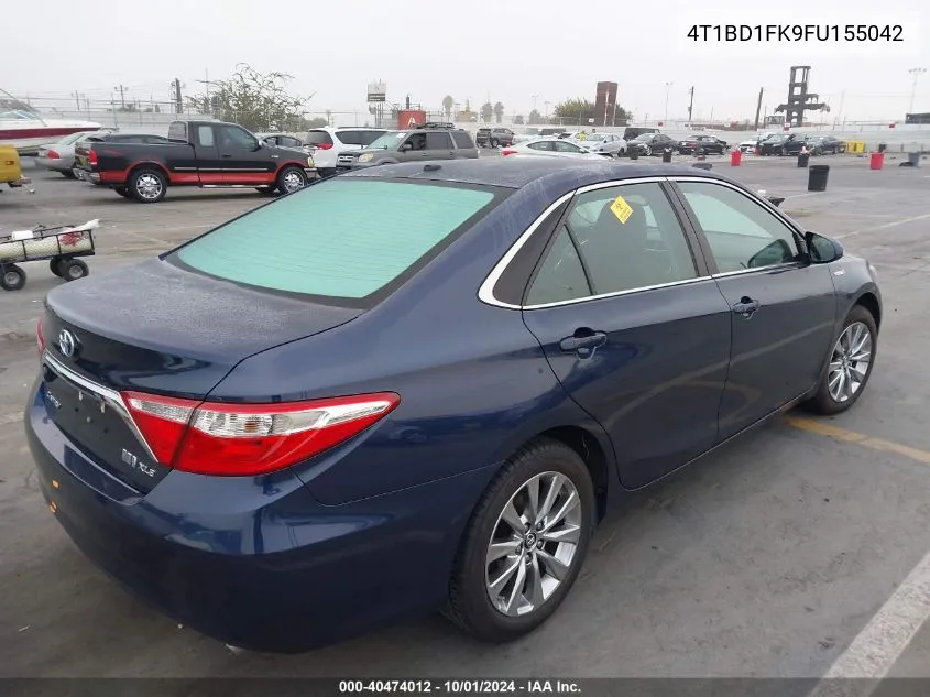 2015 Toyota Camry Hybrid/Le/Xle/Se VIN: 4T1BD1FK9FU155042 Lot: 40474012