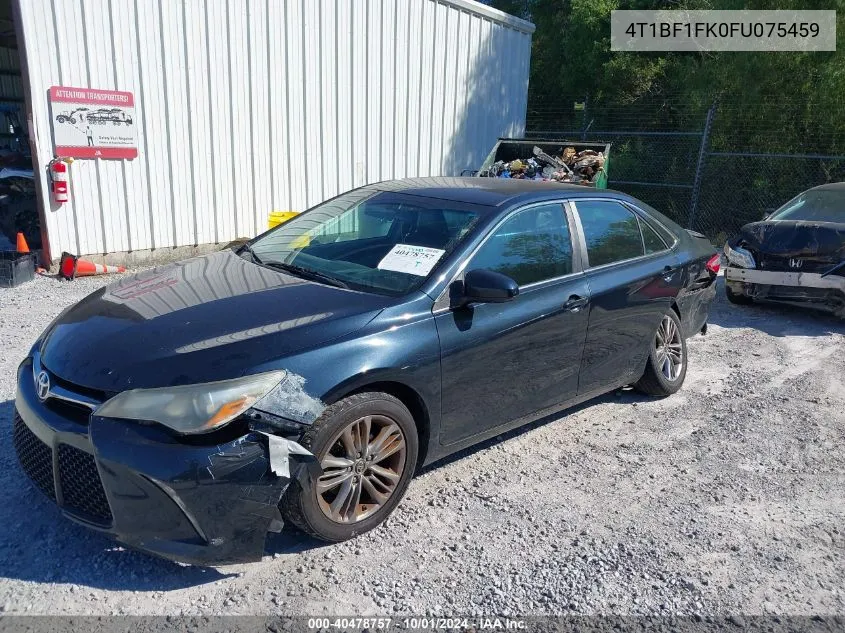 4T1BF1FK0FU075459 2015 Toyota Camry Se