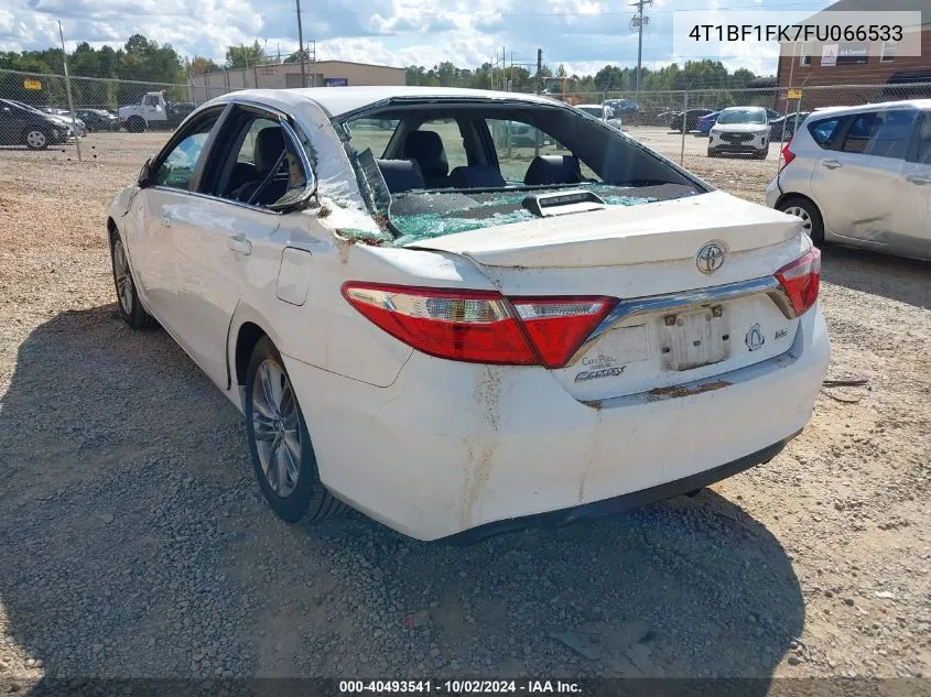 2015 Toyota Camry Se VIN: 4T1BF1FK7FU066533 Lot: 40493541