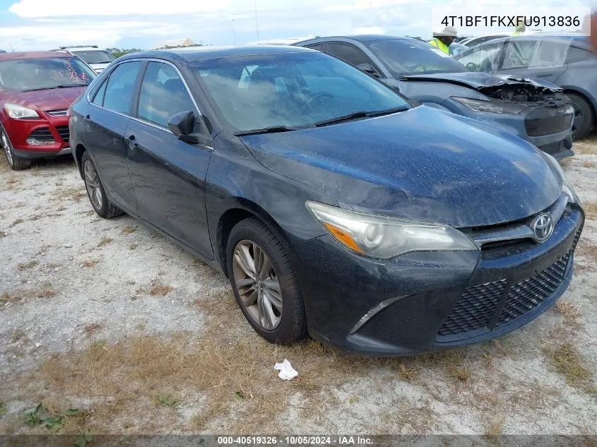 2015 Toyota Camry Se VIN: 4T1BF1FKXFU913836 Lot: 40519326