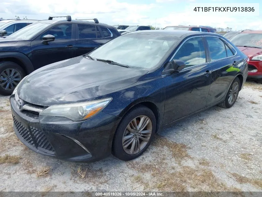 2015 Toyota Camry Se VIN: 4T1BF1FKXFU913836 Lot: 40519326