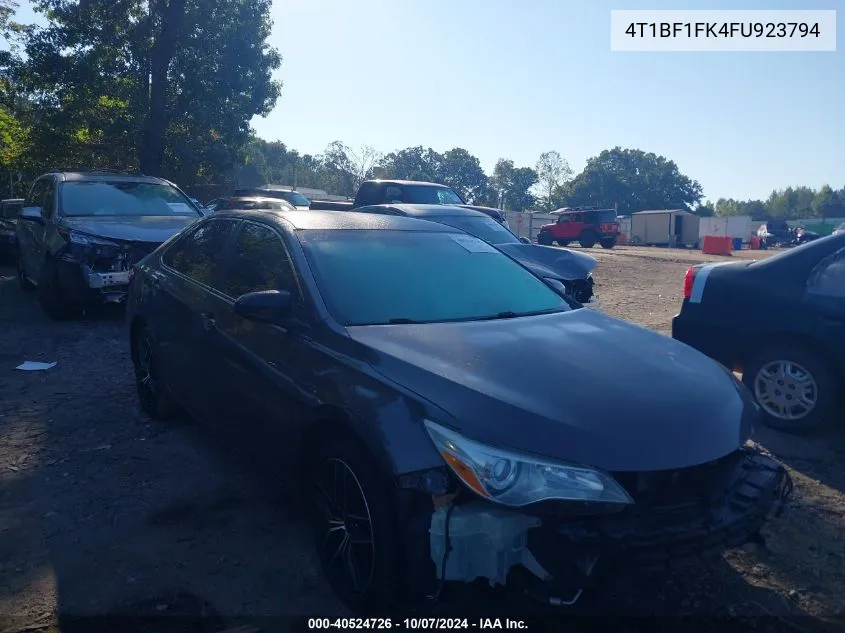 2015 Toyota Camry Le/Xle/Se/Xse VIN: 4T1BF1FK4FU923794 Lot: 40524726