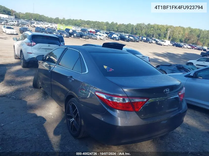 2015 Toyota Camry Le/Xle/Se/Xse VIN: 4T1BF1FK4FU923794 Lot: 40524726