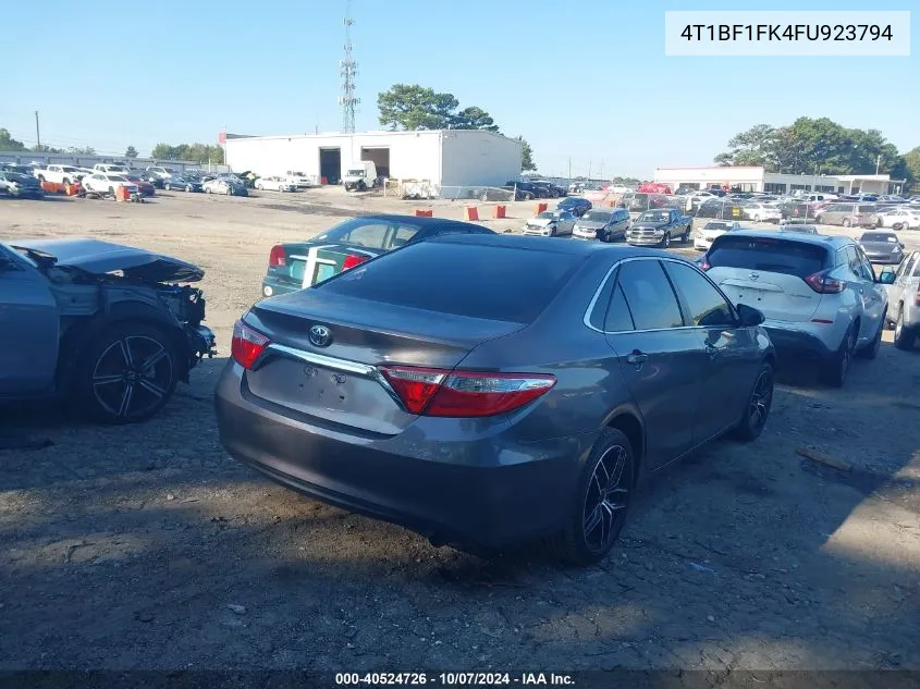 2015 Toyota Camry Le/Xle/Se/Xse VIN: 4T1BF1FK4FU923794 Lot: 40524726