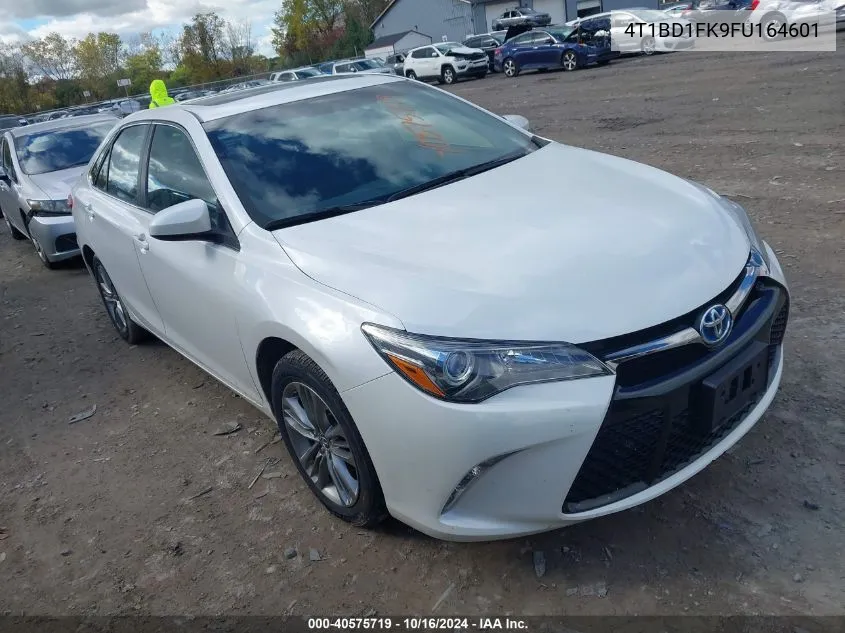 2015 Toyota Camry Hybrid Se VIN: 4T1BD1FK9FU164601 Lot: 40575719