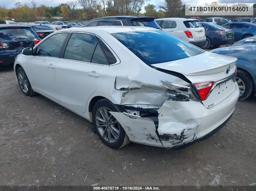 4T1BD1FK9FU164601 2015 Toyota Camry Hybrid Se