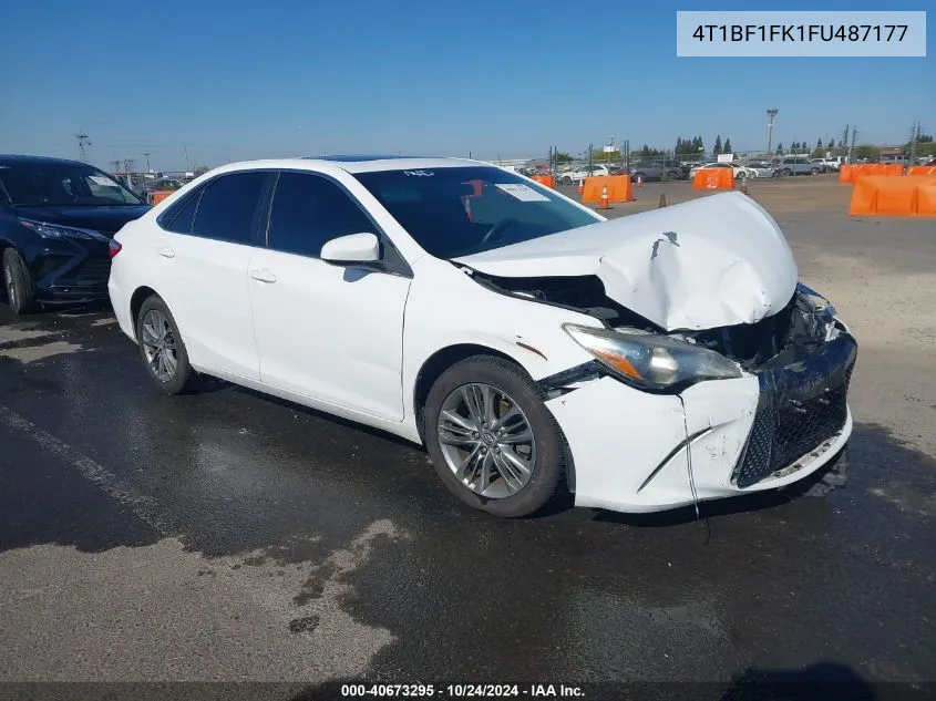 4T1BF1FK1FU487177 2015 Toyota Camry Se