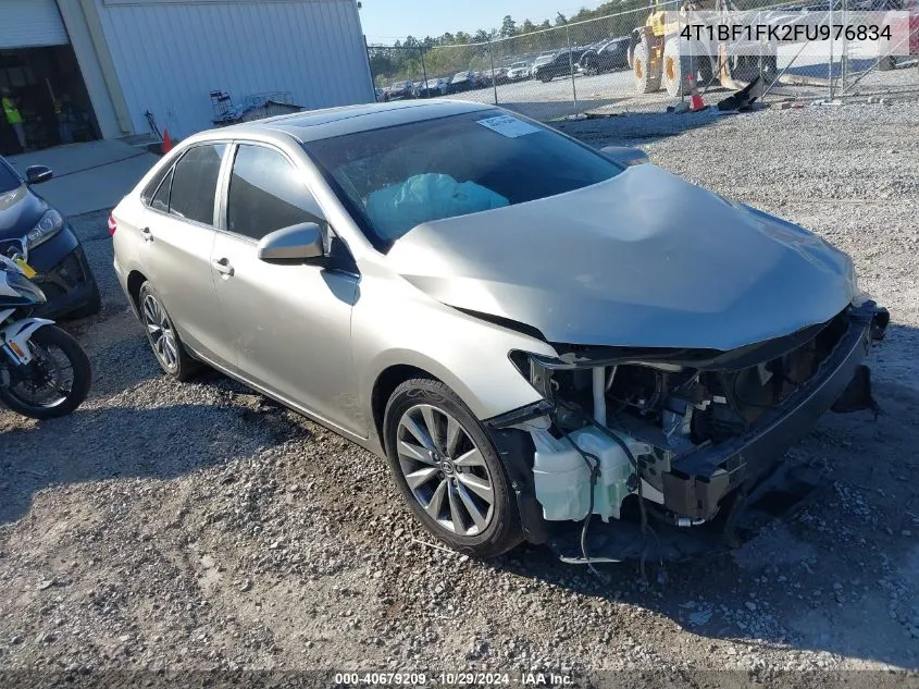 2015 Toyota Camry Xle VIN: 4T1BF1FK2FU976834 Lot: 40679209