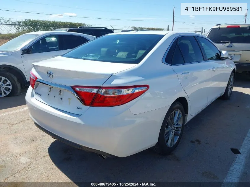 4T1BF1FK9FU989581 2015 Toyota Camry Se