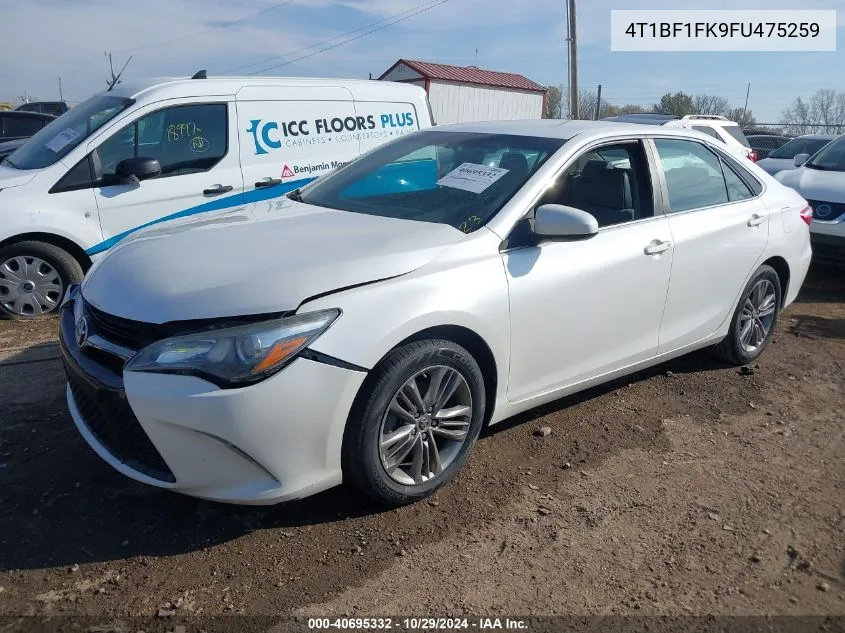 4T1BF1FK9FU475259 2015 Toyota Camry Se