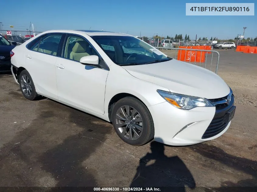 4T1BF1FK2FU890116 2015 Toyota Camry Xle