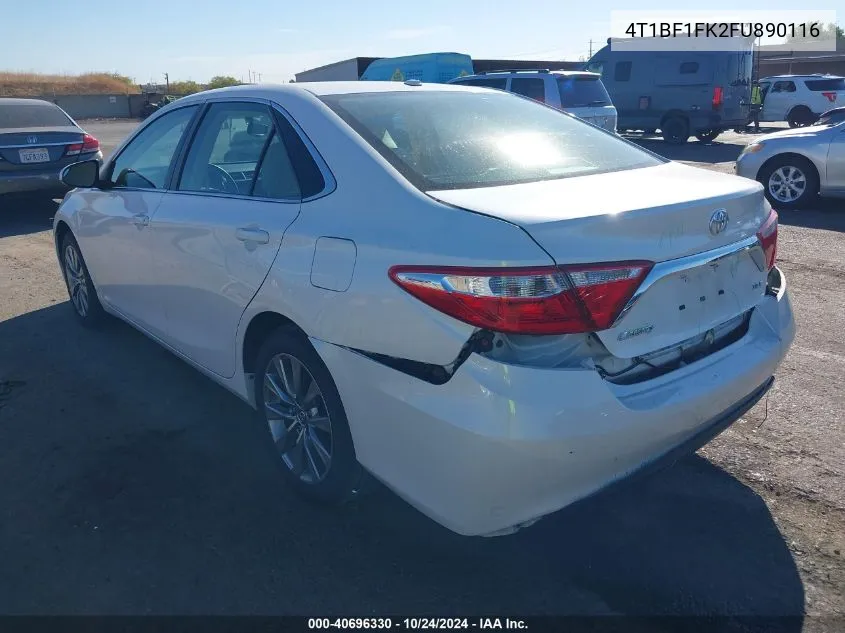 4T1BF1FK2FU890116 2015 Toyota Camry Xle