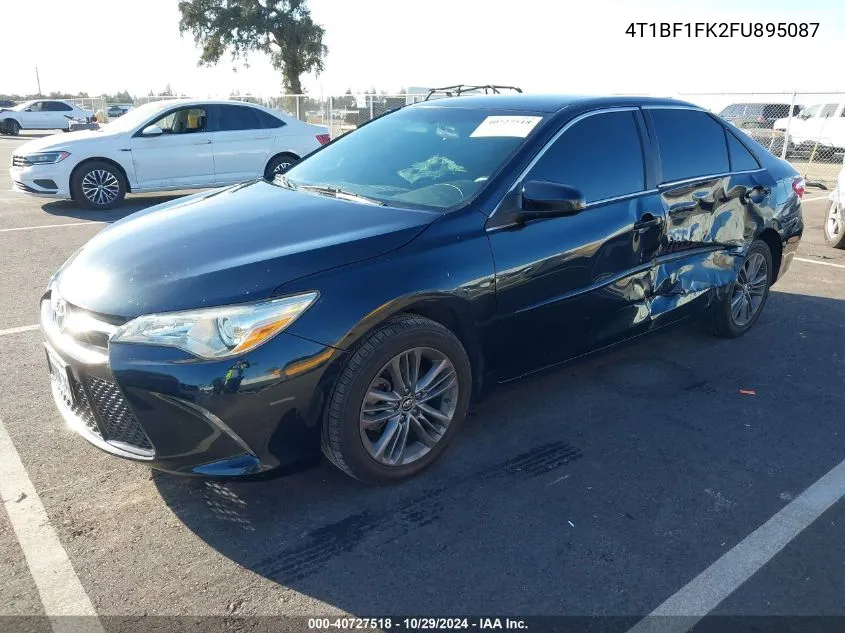 2015 Toyota Camry Se VIN: 4T1BF1FK2FU895087 Lot: 40727518