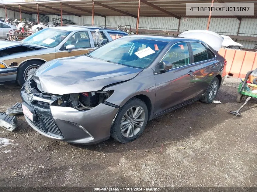 4T1BF1FKXFU015897 2015 Toyota Camry Se