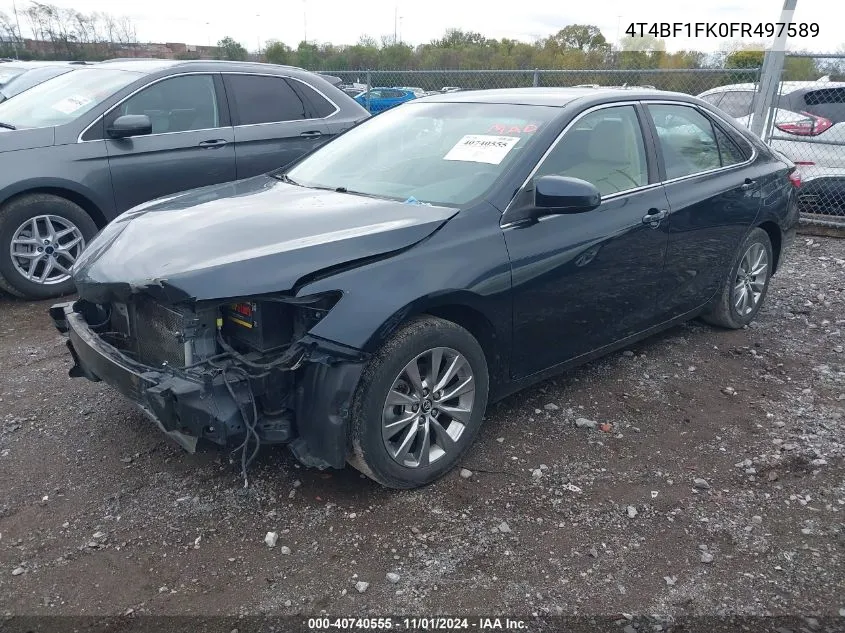 4T4BF1FK0FR497589 2015 Toyota Camry Xle