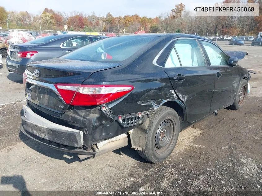 2015 Toyota Camry Le VIN: 4T4BF1FK9FR456068 Lot: 40741771