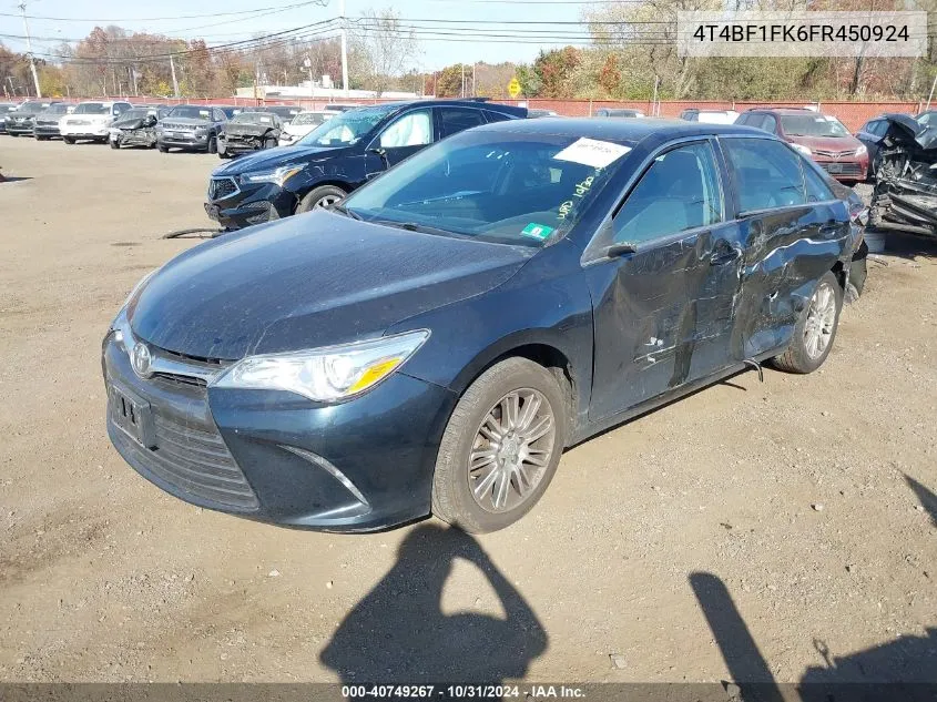 4T4BF1FK6FR450924 2015 Toyota Camry Le