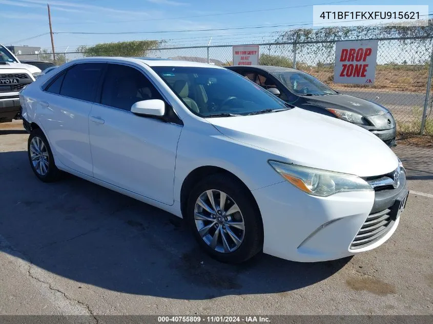 2015 Toyota Camry Xle VIN: 4T1BF1FKXFU915621 Lot: 40755809