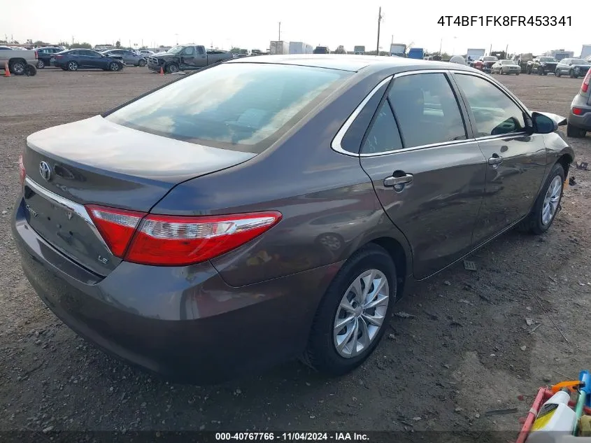 4T4BF1FK8FR453341 2015 Toyota Camry Le