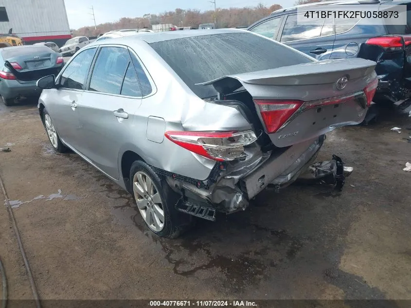 4T1BF1FK2FU058873 2015 Toyota Camry Se