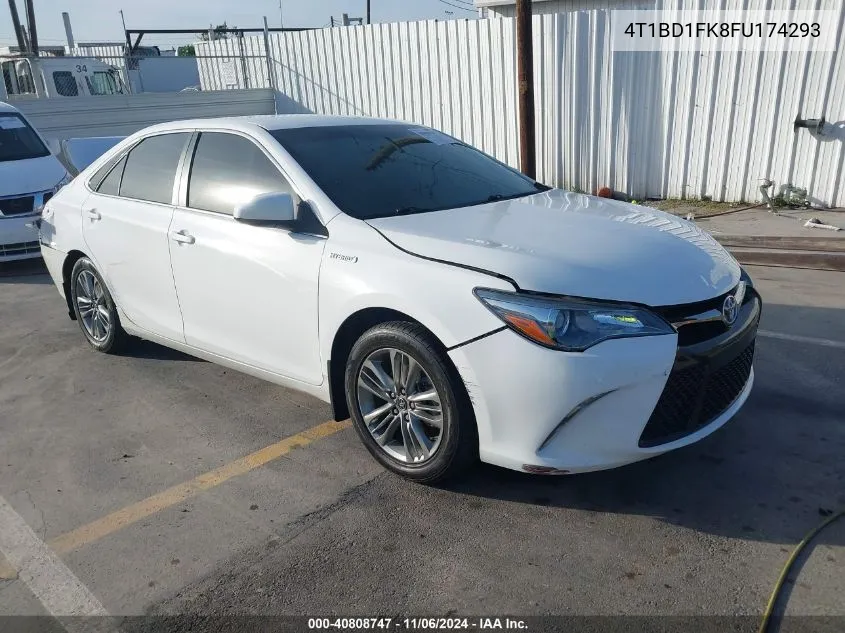 2015 Toyota Camry Hybrid Se VIN: 4T1BD1FK8FU174293 Lot: 40808747