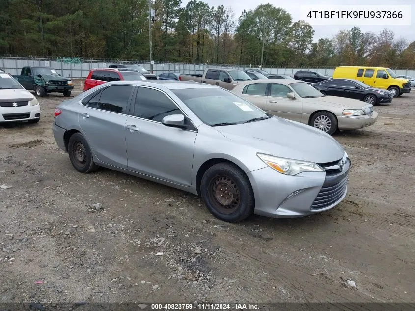 2015 Toyota Camry Le VIN: 4T1BF1FK9FU937366 Lot: 40823759