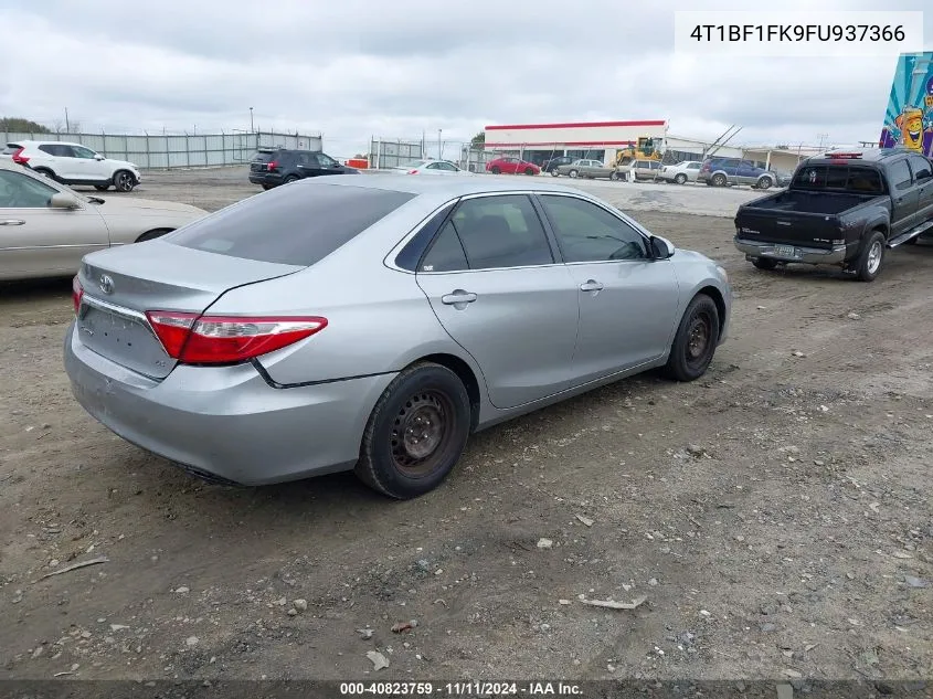 2015 Toyota Camry Le VIN: 4T1BF1FK9FU937366 Lot: 40823759