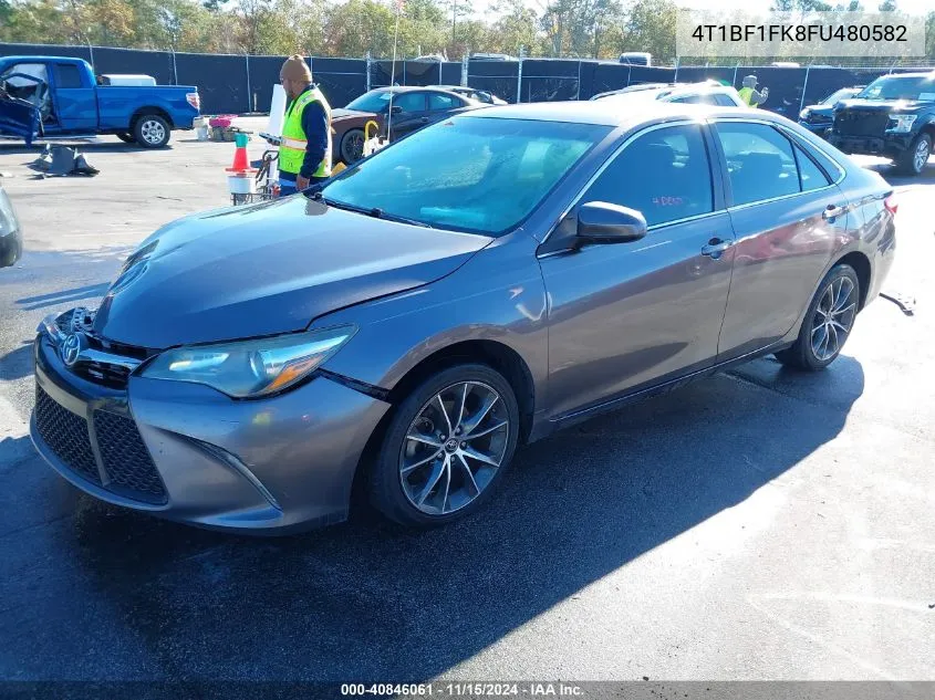 2015 Toyota Camry Xse VIN: 4T1BF1FK8FU480582 Lot: 40846061