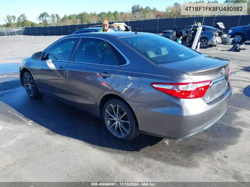 2015 Toyota Camry Xse VIN: 4T1BF1FK8FU480582 Lot: 40846061