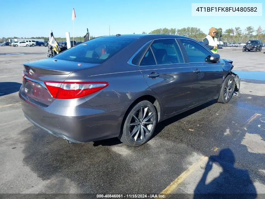 2015 Toyota Camry Xse VIN: 4T1BF1FK8FU480582 Lot: 40846061