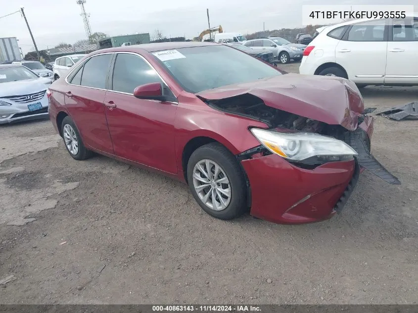 2015 Toyota Camry Le VIN: 4T1BF1FK6FU993555 Lot: 40863143