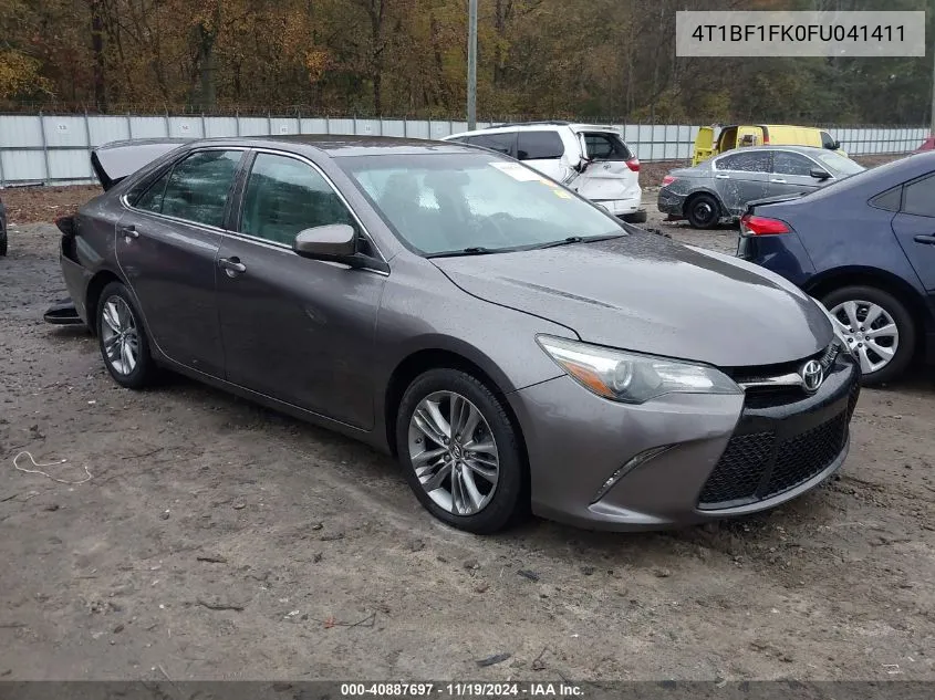 4T1BF1FK0FU041411 2015 Toyota Camry Se