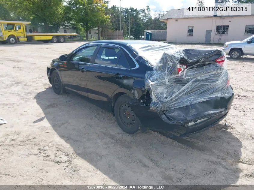 4T1BD1FK2GU183315 2016 Toyota Camry Hybrid Se