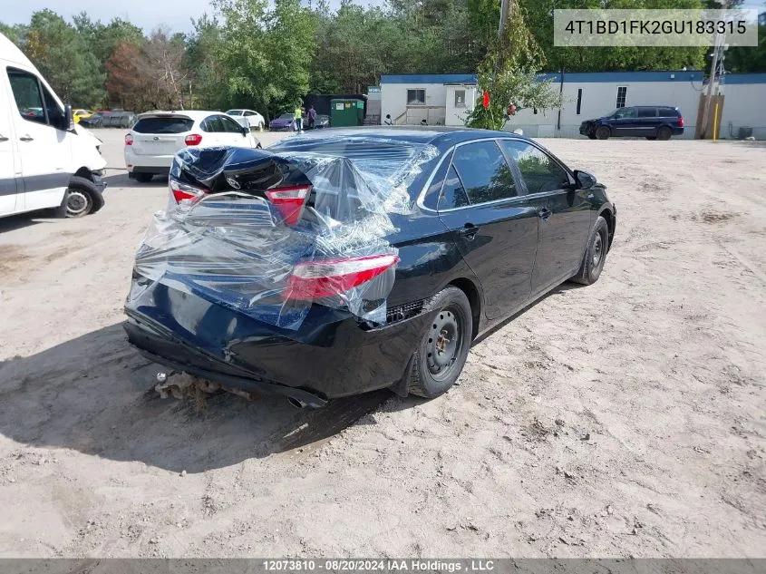 4T1BD1FK2GU183315 2016 Toyota Camry Hybrid Se