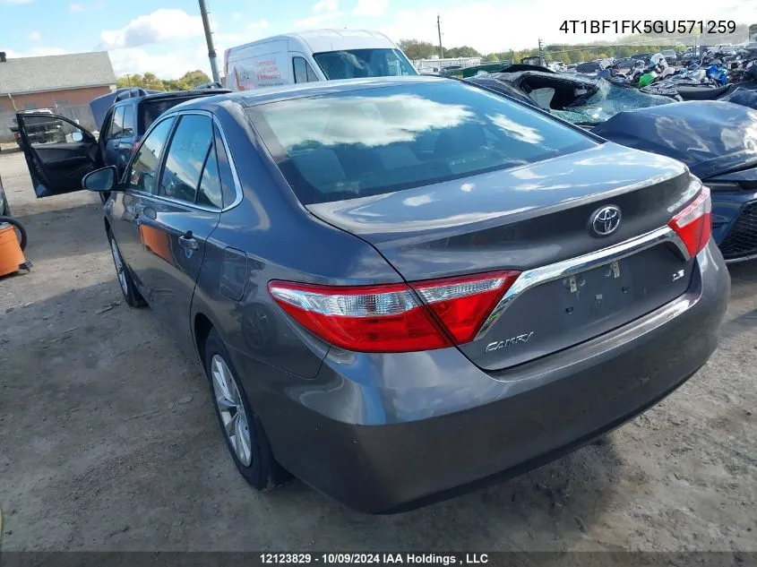 4T1BF1FK5GU571259 2016 Toyota Camry Le/Xle/Se/Xse