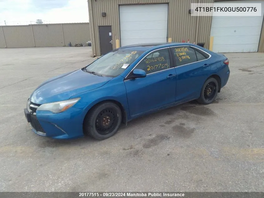 4T1BF1FK0GU500776 2016 Toyota Camry Xse