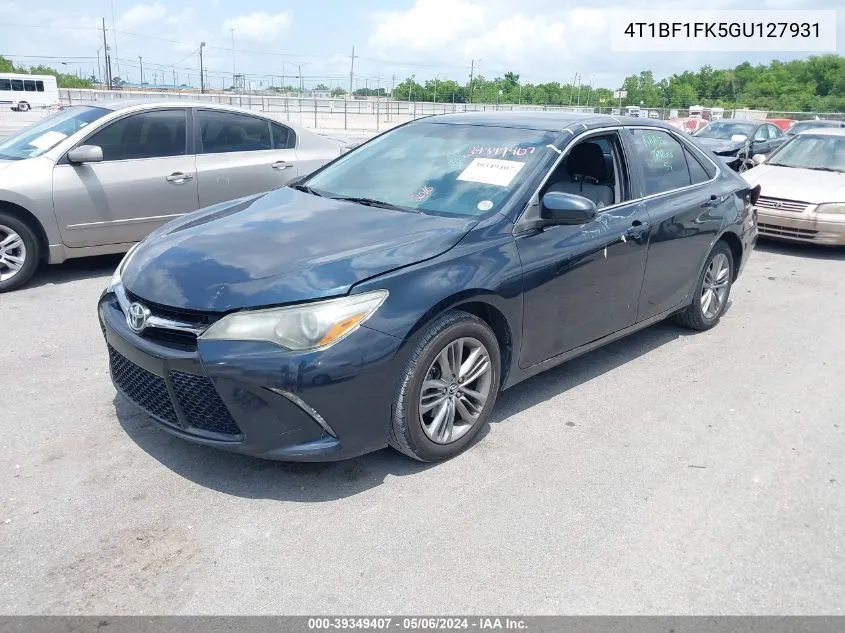 4T1BF1FK5GU127931 2016 Toyota Camry Le/Se/Xle/Xse