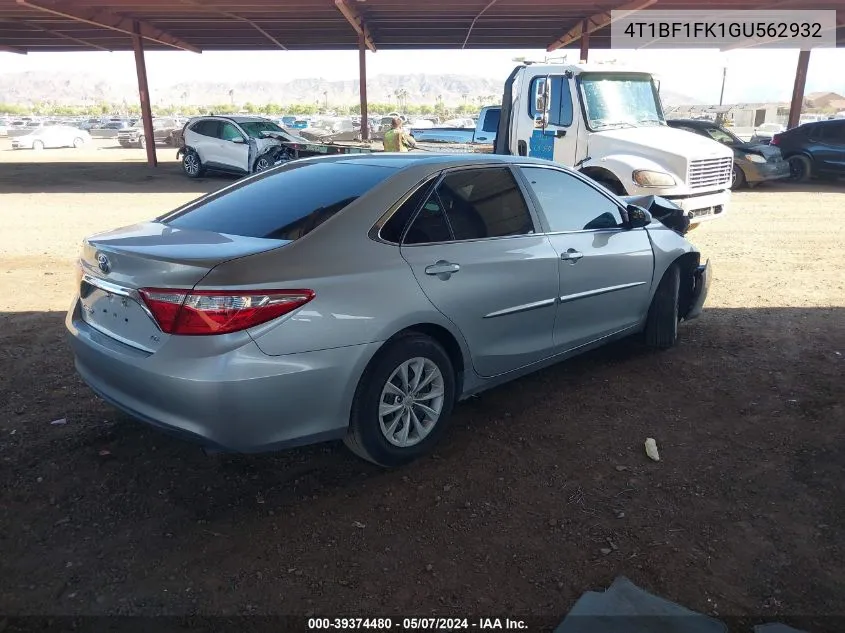 4T1BF1FK1GU562932 2016 Toyota Camry Le