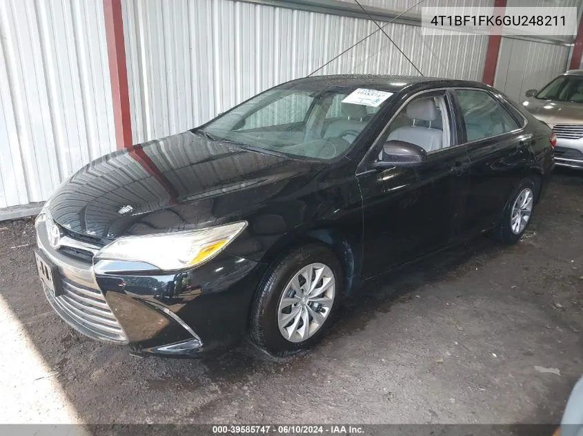 4T1BF1FK6GU248211 2016 Toyota Camry Le