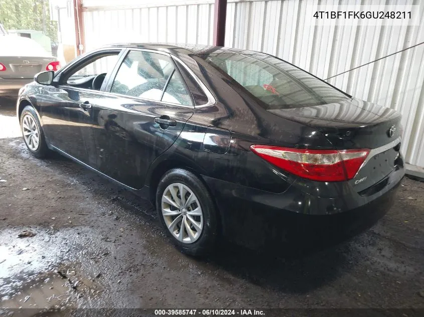 4T1BF1FK6GU248211 2016 Toyota Camry Le