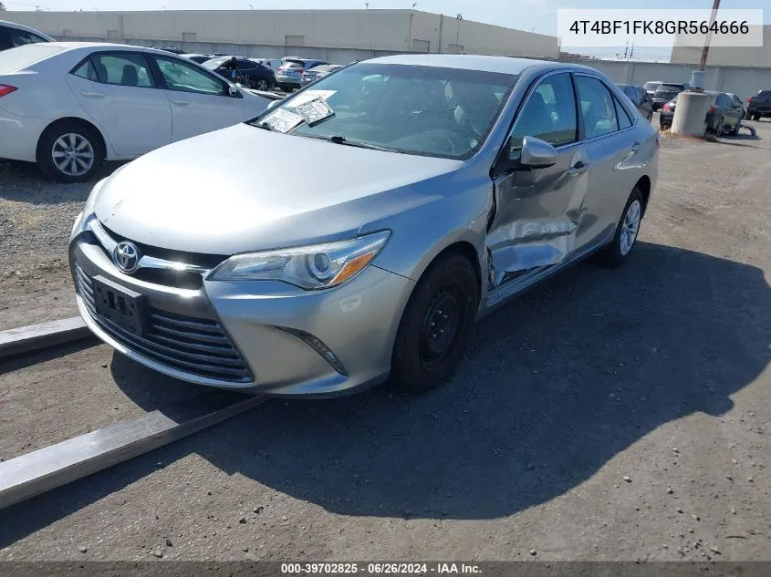 4T4BF1FK8GR564666 2016 Toyota Camry Le