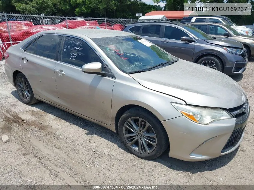 4T1BF1FK1GU169237 2016 Toyota Camry Se