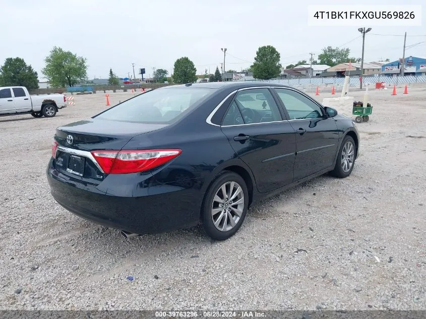 4T1BK1FKXGU569826 2016 Toyota Camry Xle V6