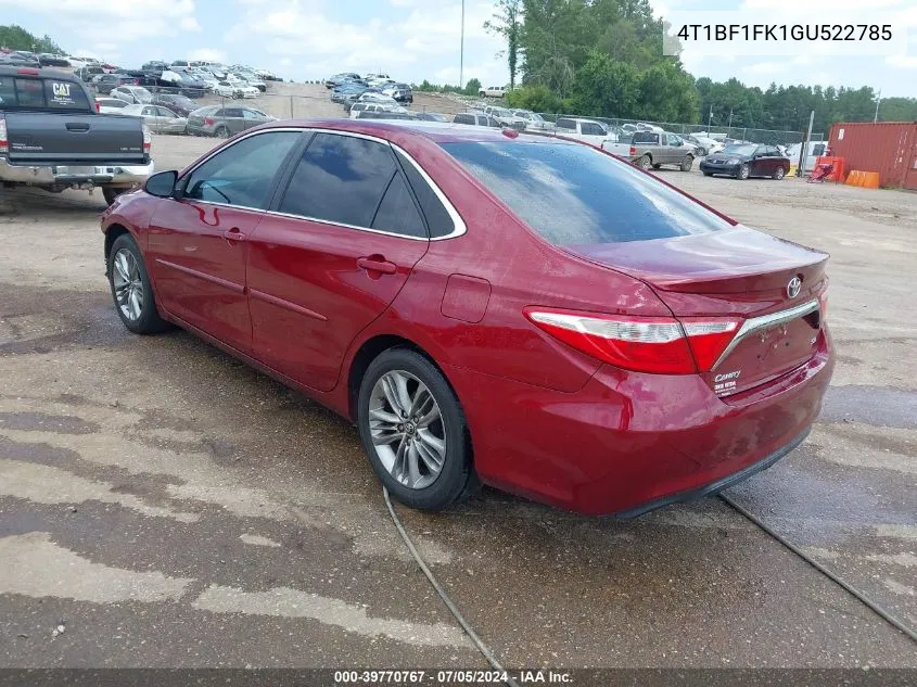 4T1BF1FK1GU522785 2016 Toyota Camry Se