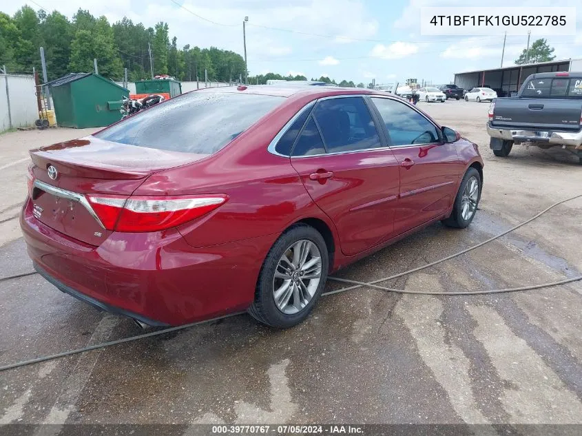 4T1BF1FK1GU522785 2016 Toyota Camry Se