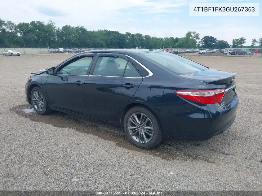 4T1BF1FK3GU267363 2016 Toyota Camry Se