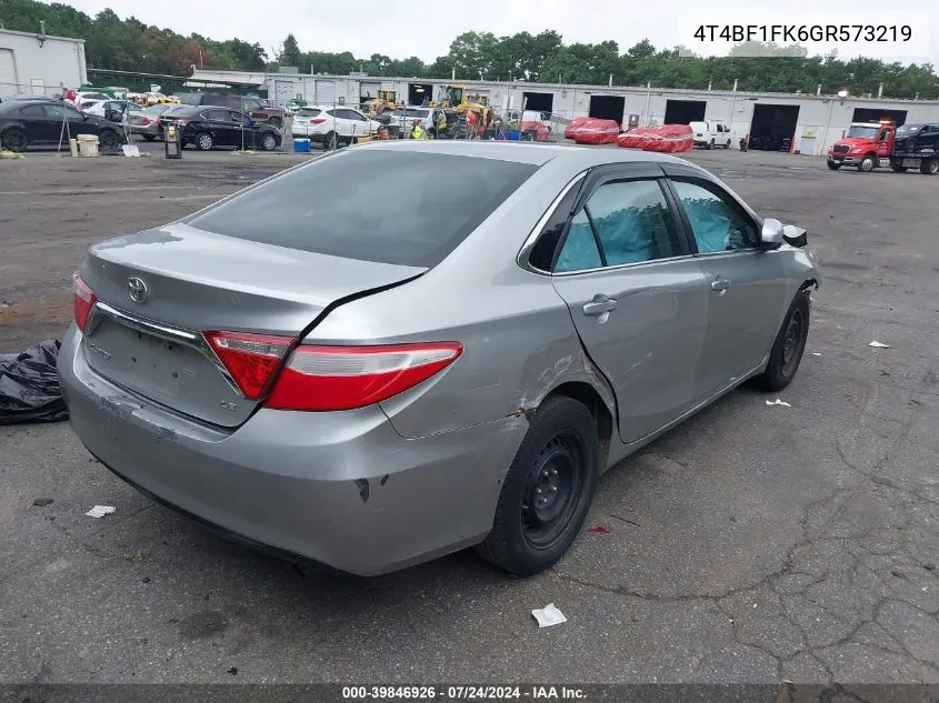 4T4BF1FK6GR573219 2016 Toyota Camry Le/Se/Xle/Xse