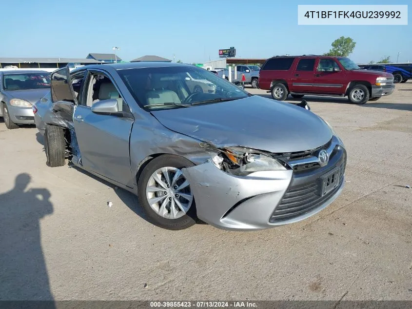 4T1BF1FK4GU239992 2016 Toyota Camry Le