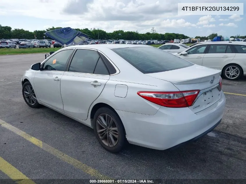 4T1BF1FK2GU134299 2016 Toyota Camry Se